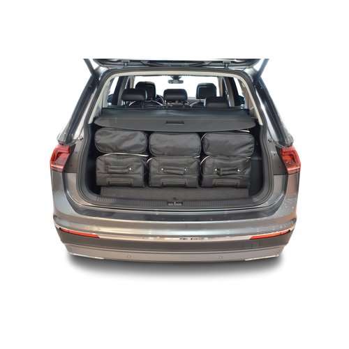 Car-Bags reistassen Volkswagen Tiguan Allspace bouwjaar 2017 t/m heden 7 zitter met 3e zitrij neergeklapt Car Bags reistassenset