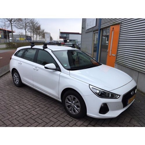 Thule SquareBar Thule SquareBar dakdragers Hyundai i30 Wagon bouwjaar 2017 t/m heden zonder dakrailing