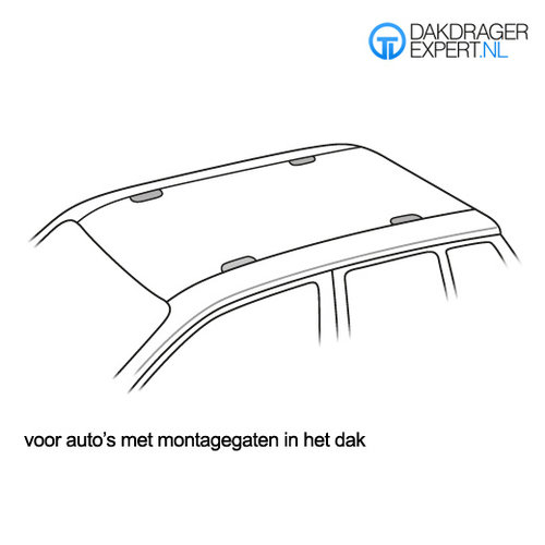 Thule WingBar Thule WingBar dakdragers Hyundai i40 Wagon bouwjaar 2011 t/m 2019 met montagepunten