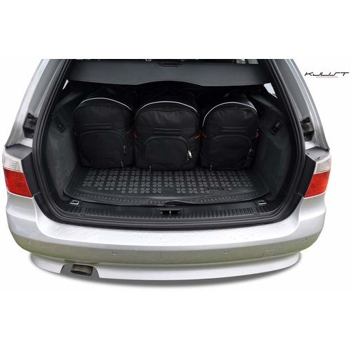 Kjust reistassen Kjust CarBags BMW 5 serie Touring bouwjaar 2003 t/m 2010 Kjust reistassen Kjust CarBags BMW 5 serie Touring bouwjaar 2003 t/m 2010
