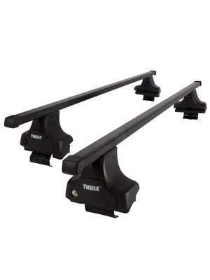 Thule SquareBar Nissan Qashqai bouwjaar 2007 t/m 2014 | zonder dakrailing