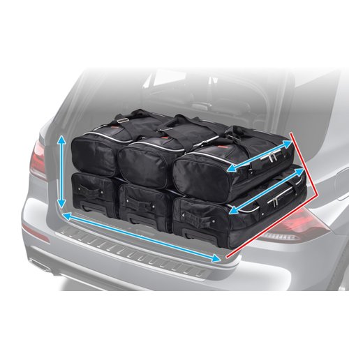 Car-Bags reistassen Trolley tas - 31x26x60cm