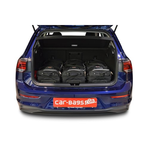 Car-Bags reistassen Car Bags reistassen set Volkswagen Golf 8 hatchback bouwjaar 2020 t/m heden