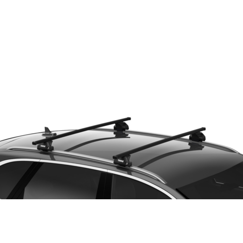 Thule SquareBar Thule SquareBar dakdragers Toyota RAV4 bouwjaar 2019 t/m heden | montagepunten in de railing