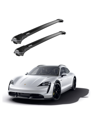 Thule WingBar Edge Porsche Taycan Cross Turismo | met dakrailing