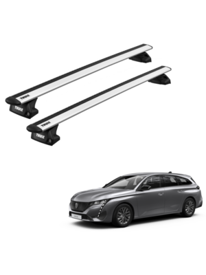 Thule WingBar Peugeot 308 SW bouwjaar 2021 t/m heden | zonder dakrailing en glazen dak