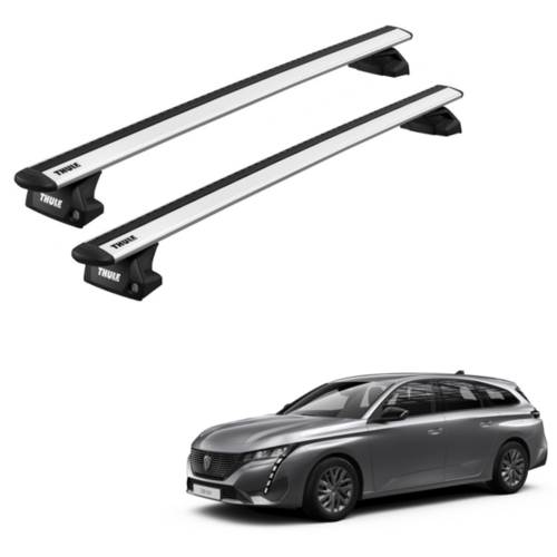 Thule WingBar Thule WingBar dakdragers Peugeot 308 SW bouwjaar 2021 t/m heden zonder dakrailing en glazen dak