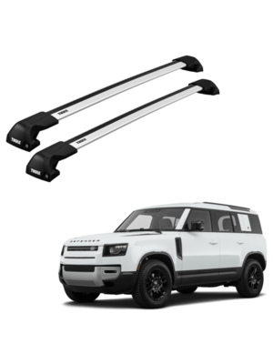 Thule WingBar Edge Land Rover Defender bouwjaar 2019 t/m heden | railing met een T-profiel