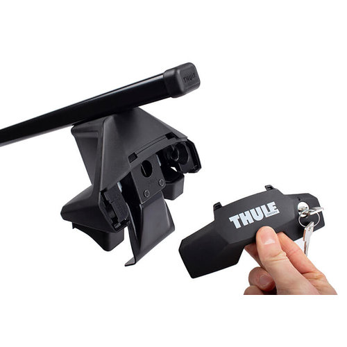 Thule SquareBar Thule SquareBar dakdragers Seat Leon 5 deurs bouwjaar 2020 t/m heden Thule SquareBar Thule SquareBar dakdragers Seat Leon 5 deurs bouwjaar 2020 t/m heden