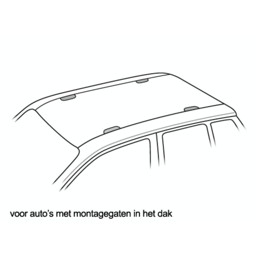 Thule WingBar Thule WingBar dakdragers Opel Combo bouwjaar 2012 t/m 2019