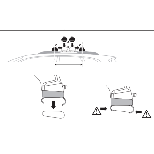 Thule SquareBar Thule SquareBar dakdragers Subaru Outback bouwjaar 2013 t/m 2020 met open dakrailing Thule SquareBar Thule SquareBar dakdragers Subaru Outback bouwjaar 2013 t/m 2020 met open dakrailing