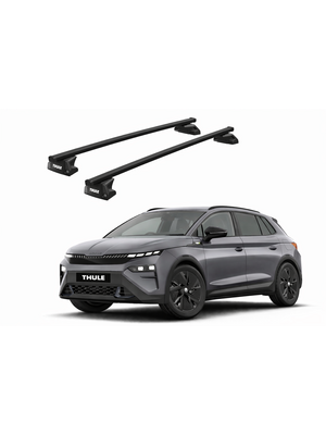 Thule SquareBar Skoda Elroq bouwjaar 2024 t/m heden | met gesloten dakrailing