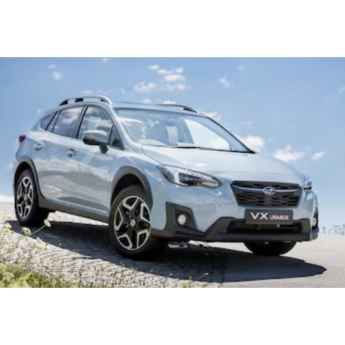 Dakdragers Subaru XV met open dakrailing