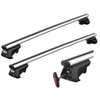Universele dakdragers voor auto's met open dakrailing | 120 en 135cm