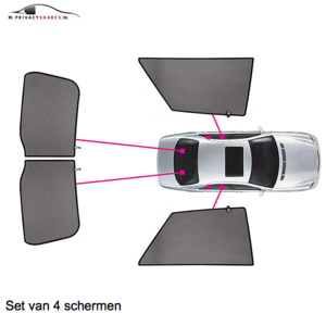 CarShades zonneschermen BMW 4 serie coupe bouwjaar 2014 t/m heden