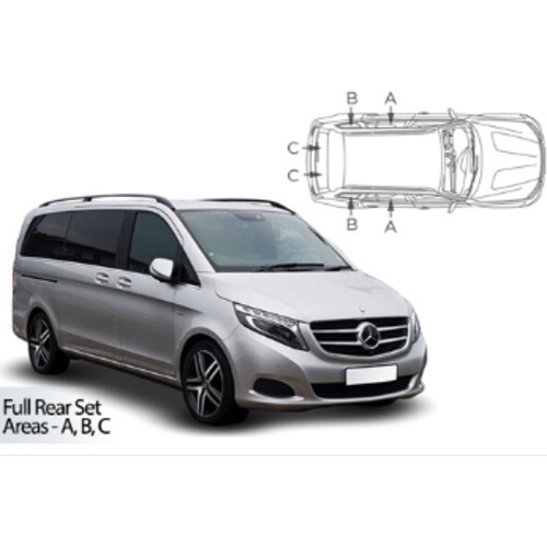 CarShades zonneschermen CarShades zonneschermenset Mercedes Vito SWB bouwjaar 2014 t/m heden