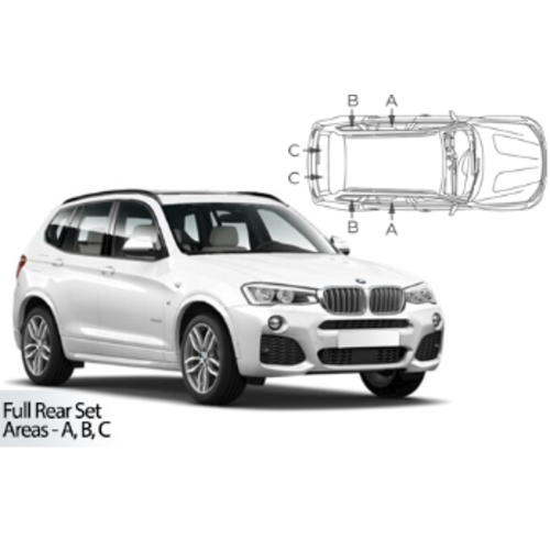 CarShades zonneschermen CarShades zonneschermenset BMW X3 bouwjaar 2017 t/m heden