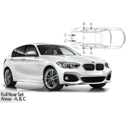 CarShades zonneschermen CarShades zonneschermenset BMW 1 serie 5 deurs bouwjaar 2015 t/m 2019