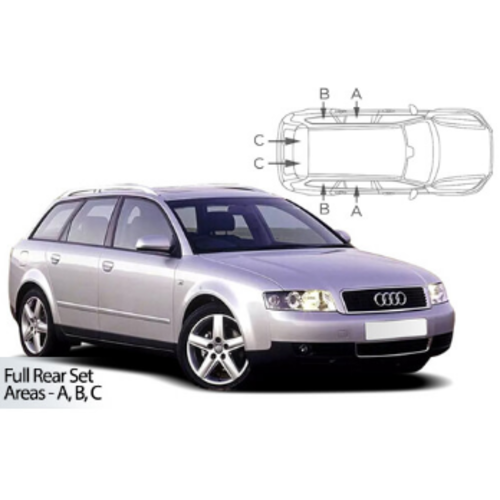 CarShades zonneschermen CarShades zonneschermenset Audi A4 avant bouwjaar 2001 t/m 2008