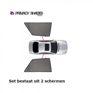 CarShades zonneschermen BMW 5 serie touring (achterportieren) bouwjaar 2010 t/m 2017  (2-delig)