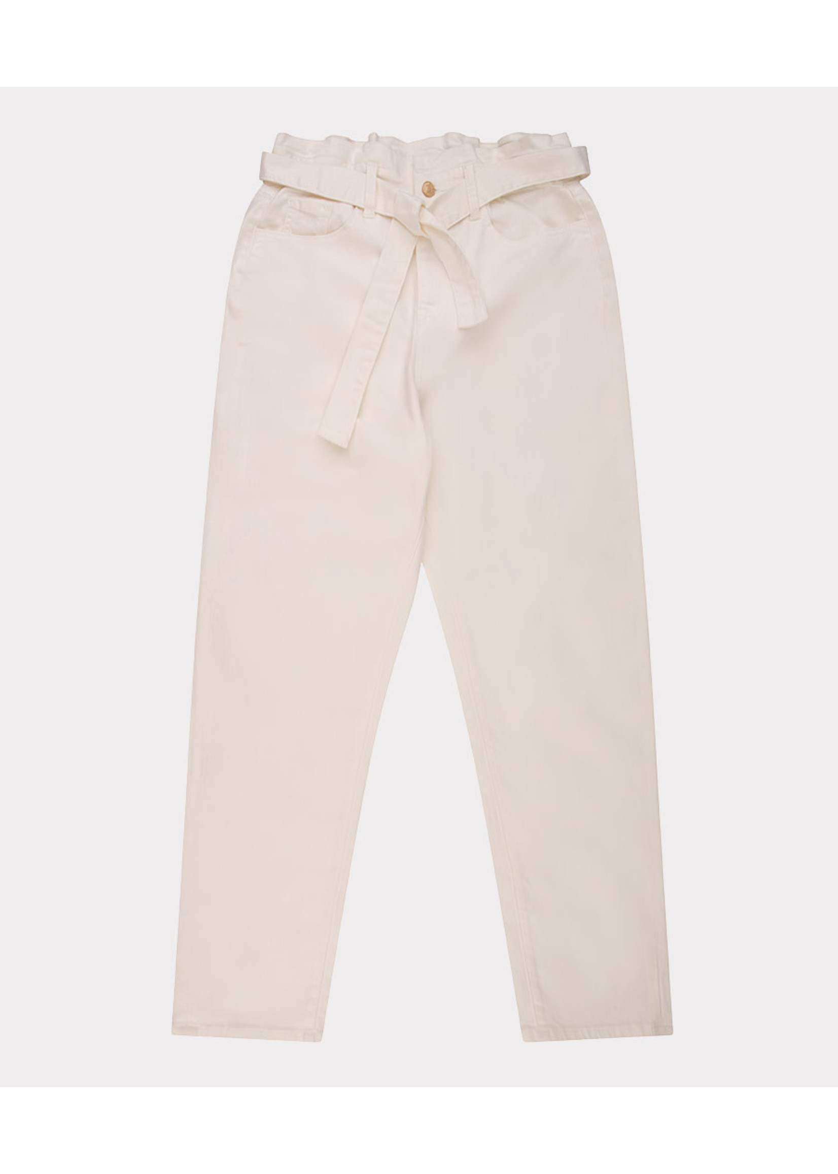 SP22.12023 Trousers paperbag high waist off white