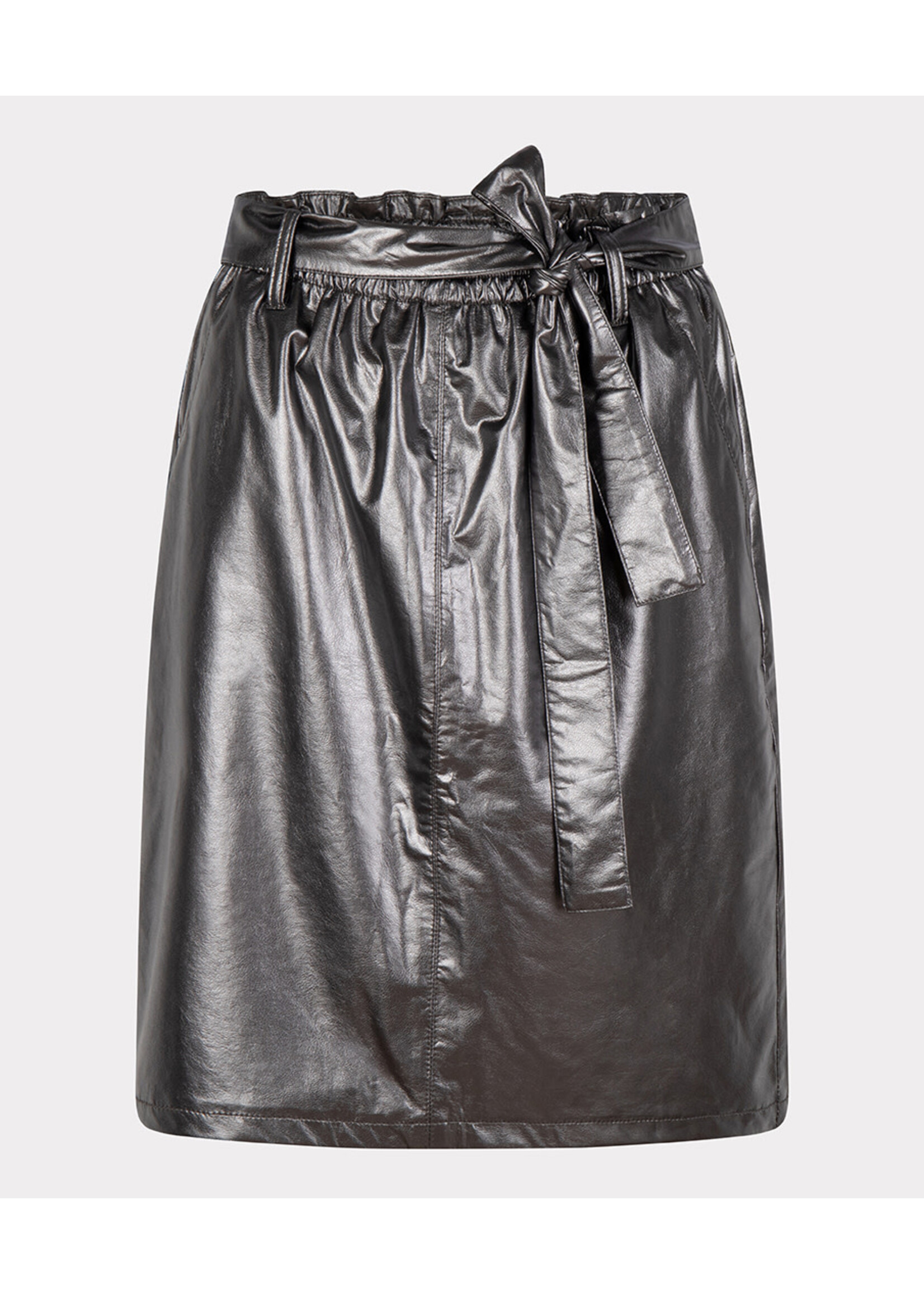 W23.11702 Skirt metallic PU