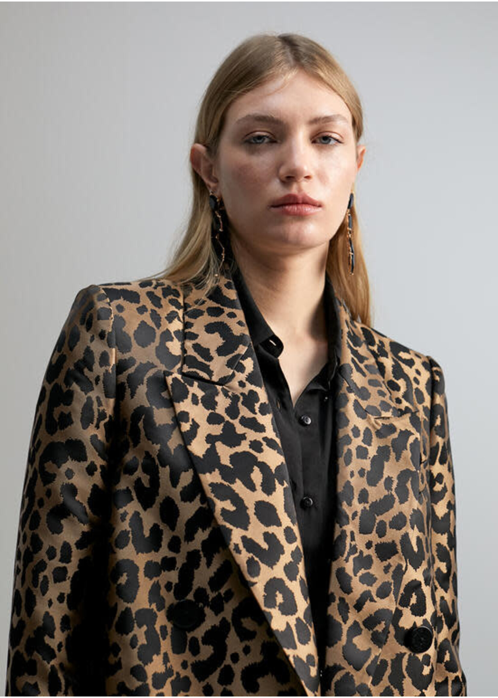 Blazer in leoprint