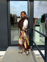Bolero with fur Brown
