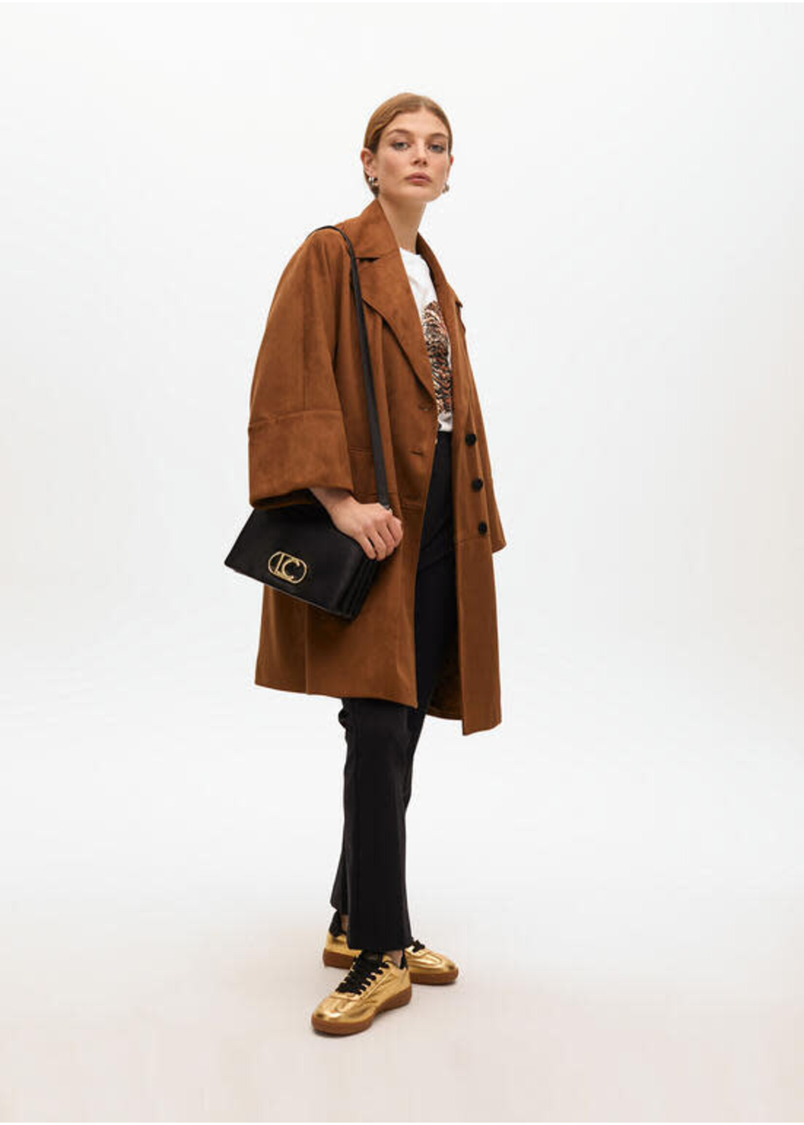 LF2514027 Pantalón básico tejido técnico NAVY