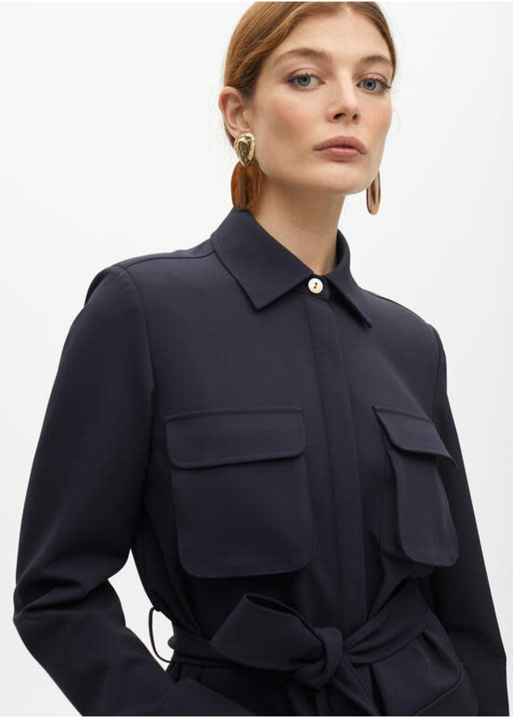 LF2516019 Vestido bolsillos NAVY