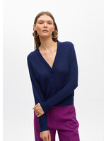 MF2511016 Cardigan dos piezas con joya lazo AZUL-ROSA