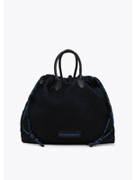 LF2504076 Bolso tejido rejilla interior azul NEGRO-AZUL