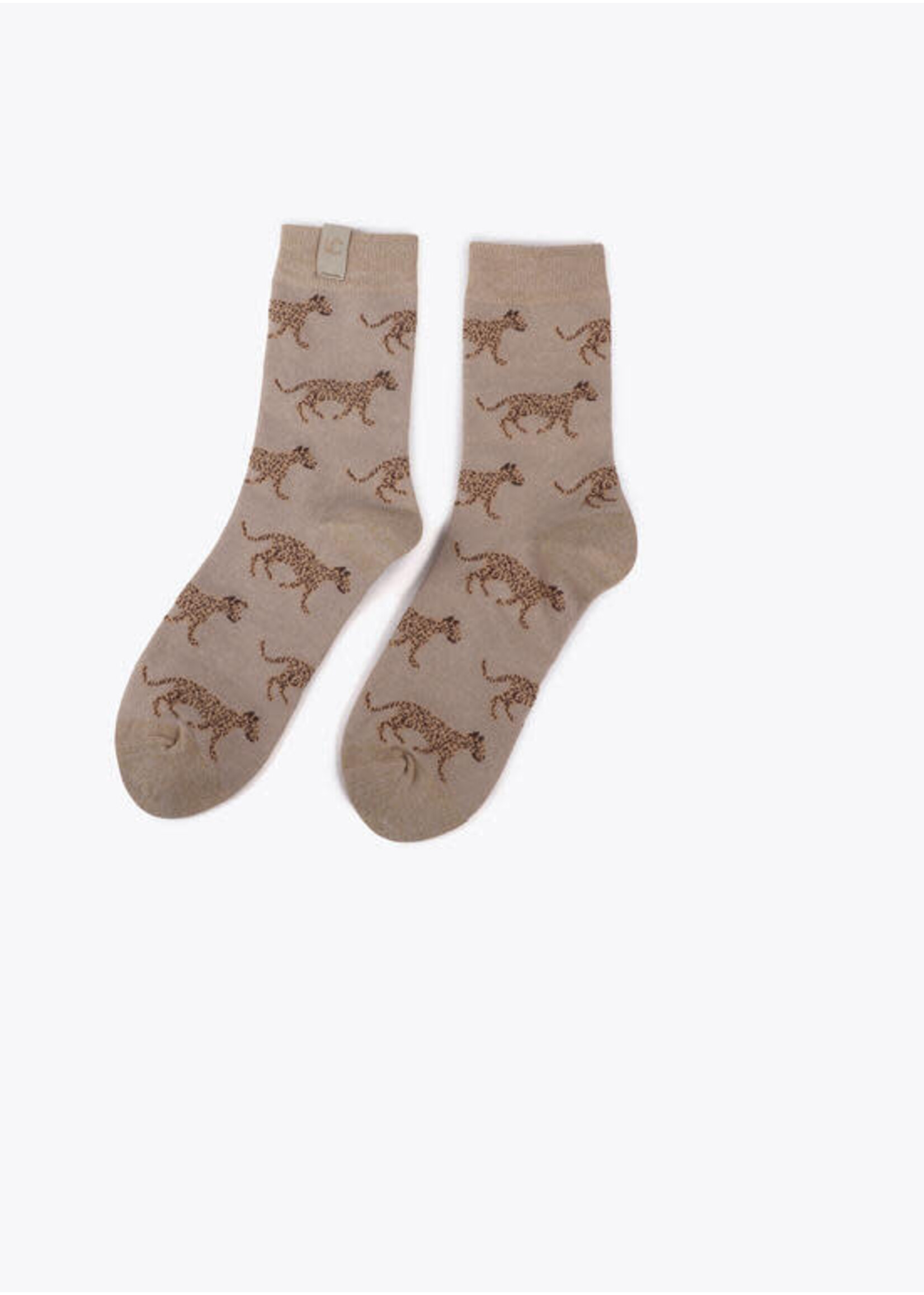 LF2513002 Pack calcetines leopardo CRUDO-NEGRO