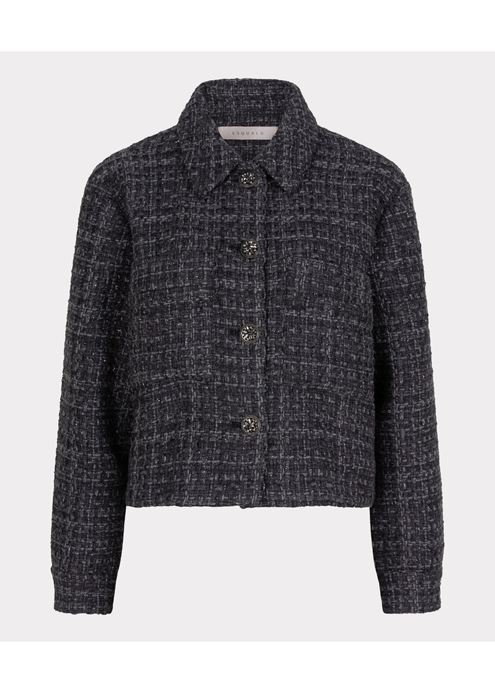 F25.19505 Jacket tweed fancy buttons