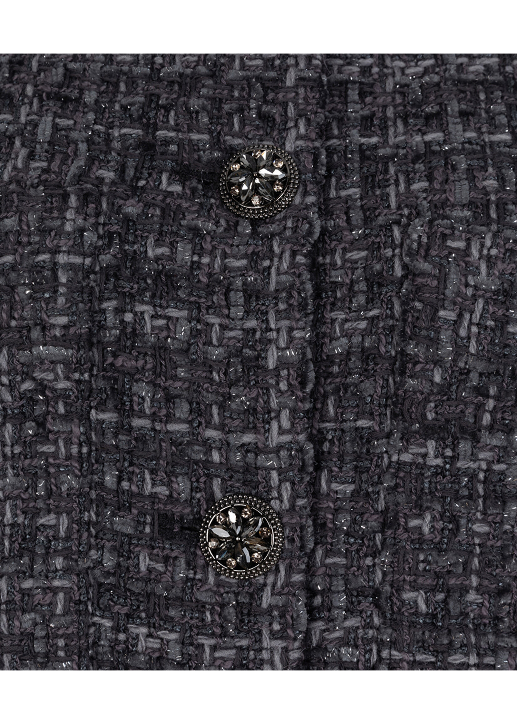 F25.19505 Jacket tweed fancy buttons