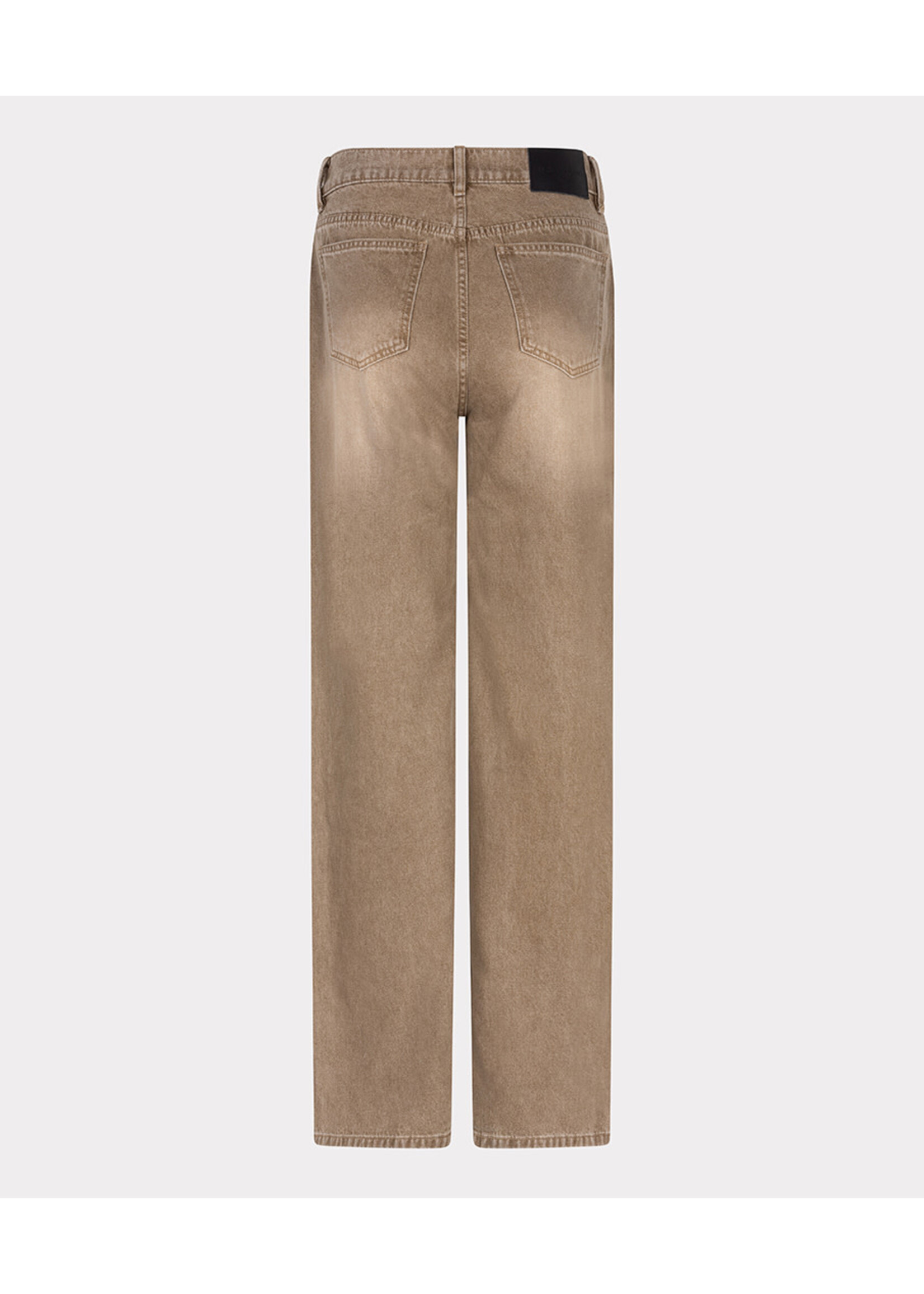 F25.12504 Trousers wide leg garment dye