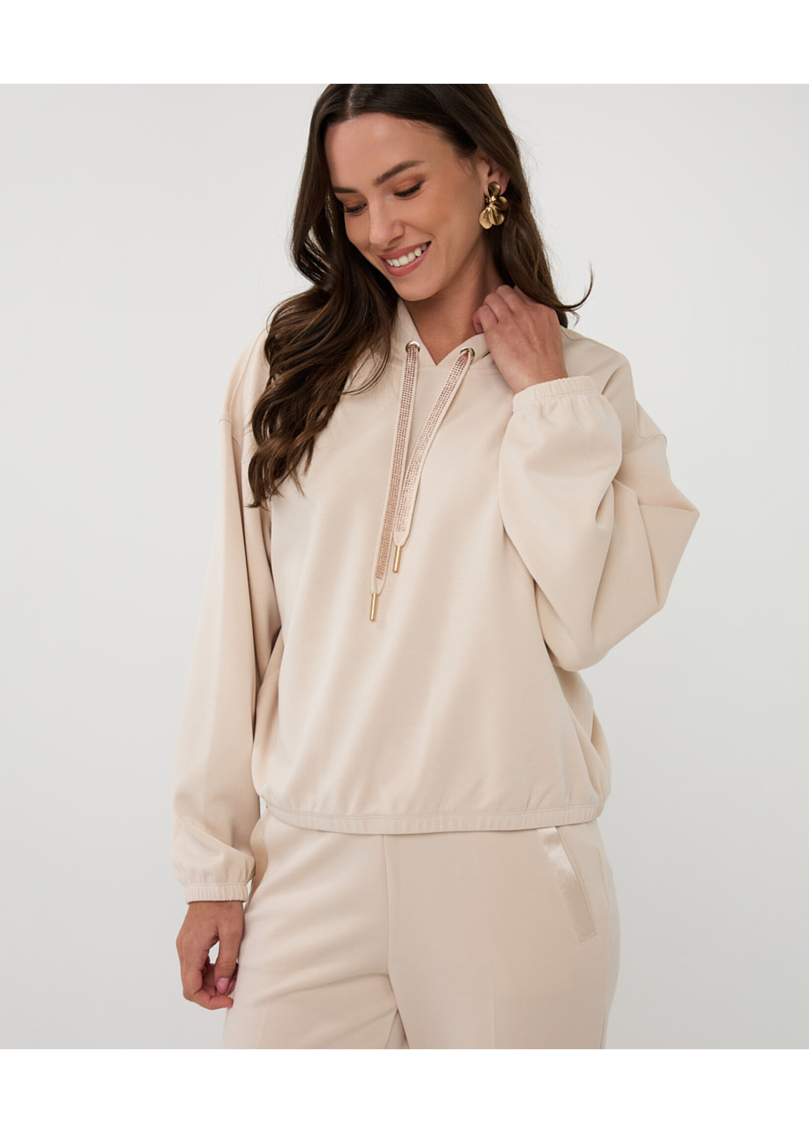 F25.05502 Sweater hoodie modal