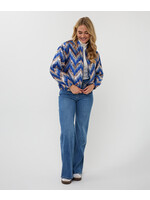 F25.19500 Jacket Bomber jacquard zigzag