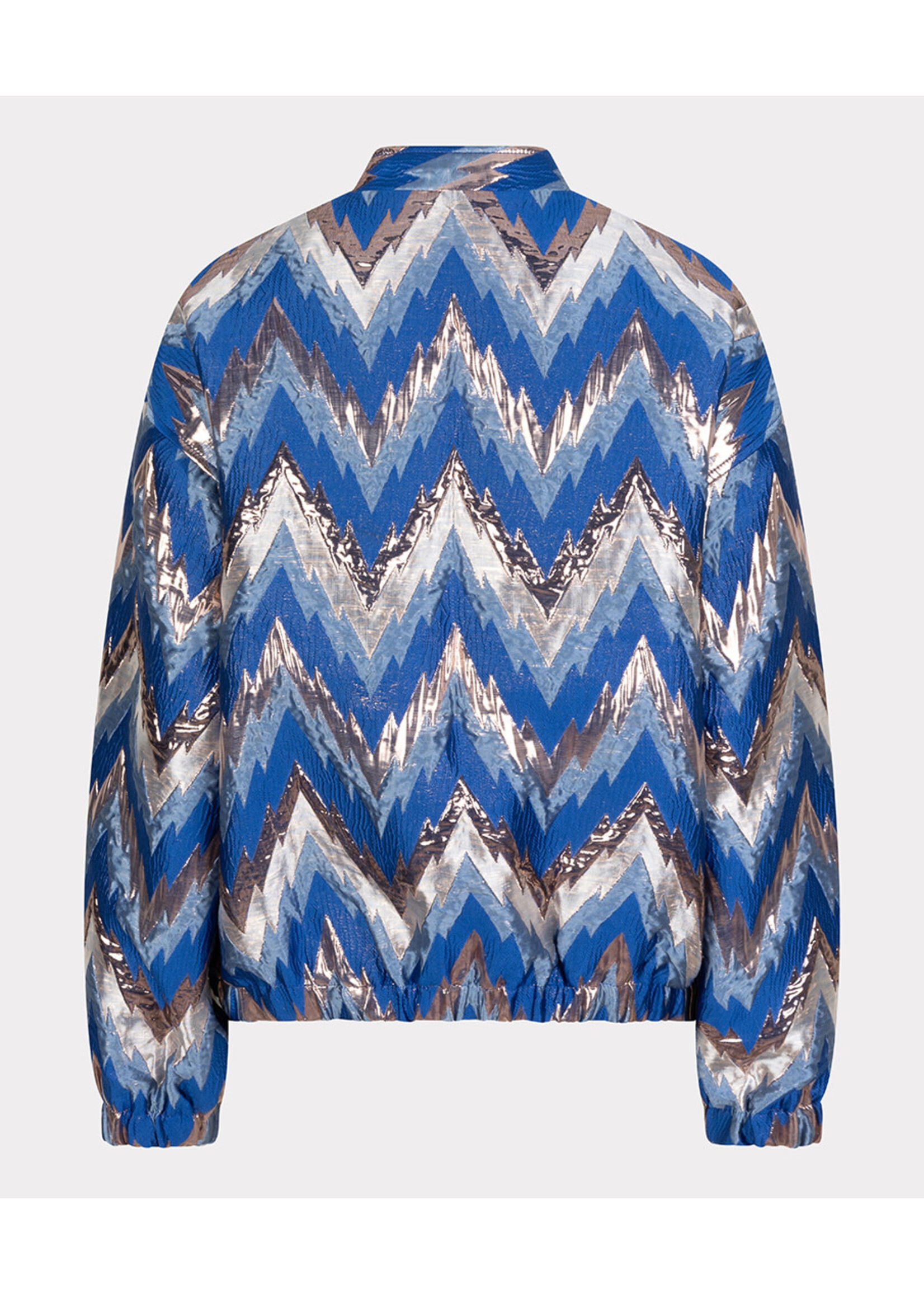 F25.19500 Jacket Bomber jacquard zigzag
