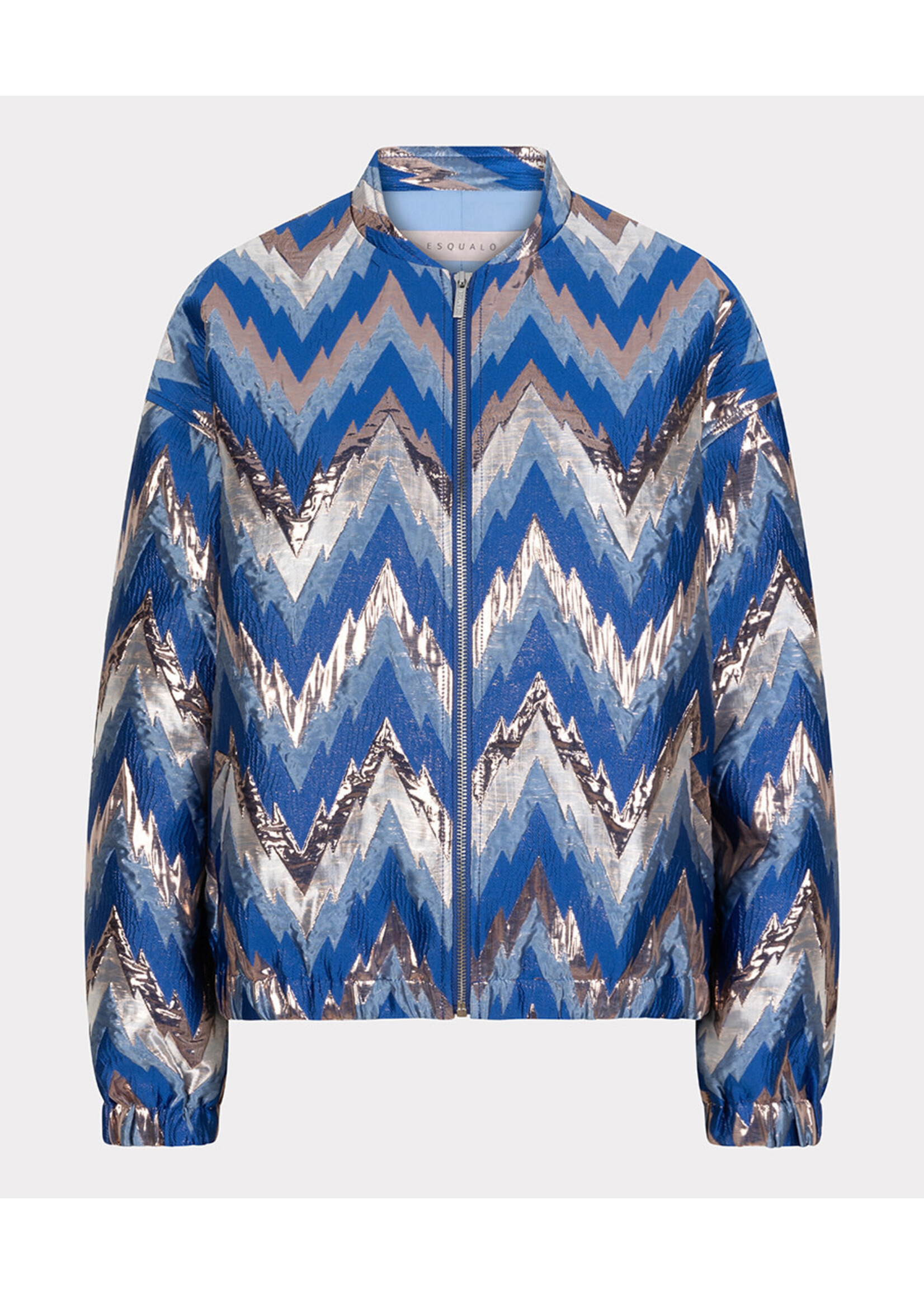 F25.19500 Jacket Bomber jacquard zigzag