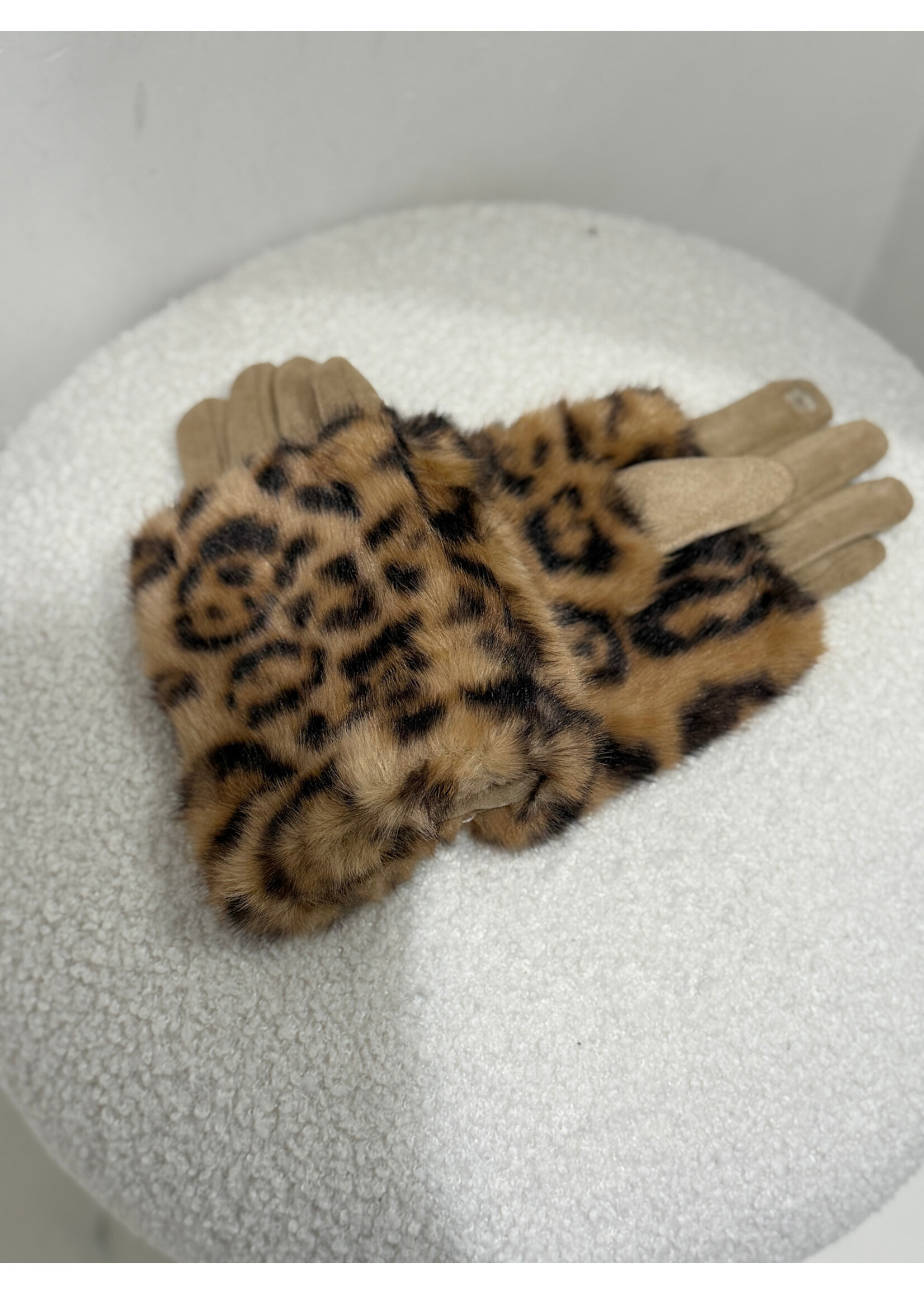 Handschoen leopard