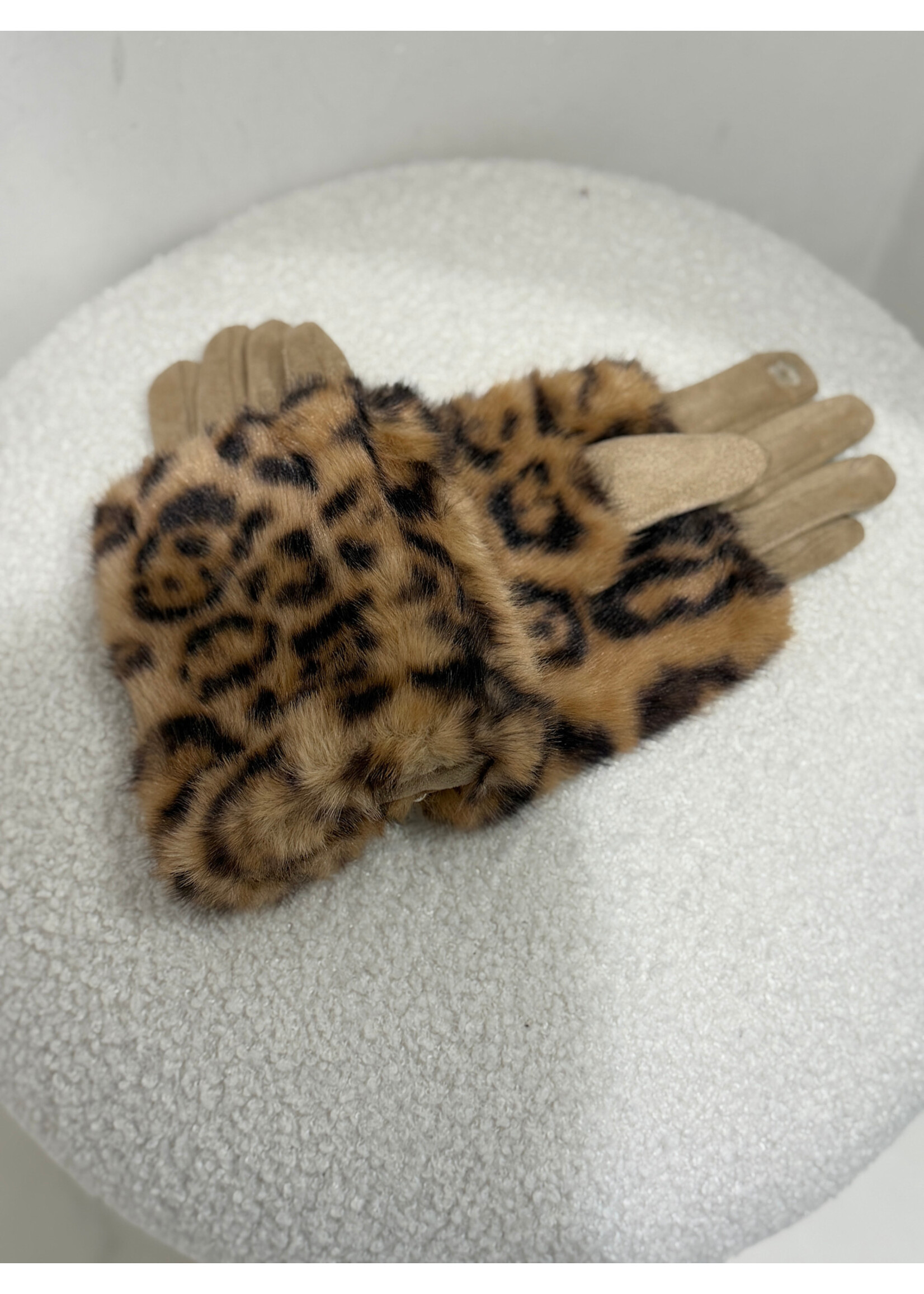 Handschoen leopard