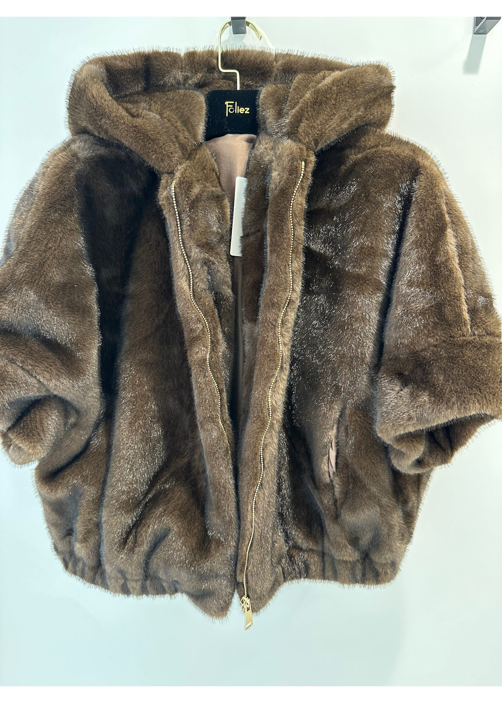 Bomber faux fur