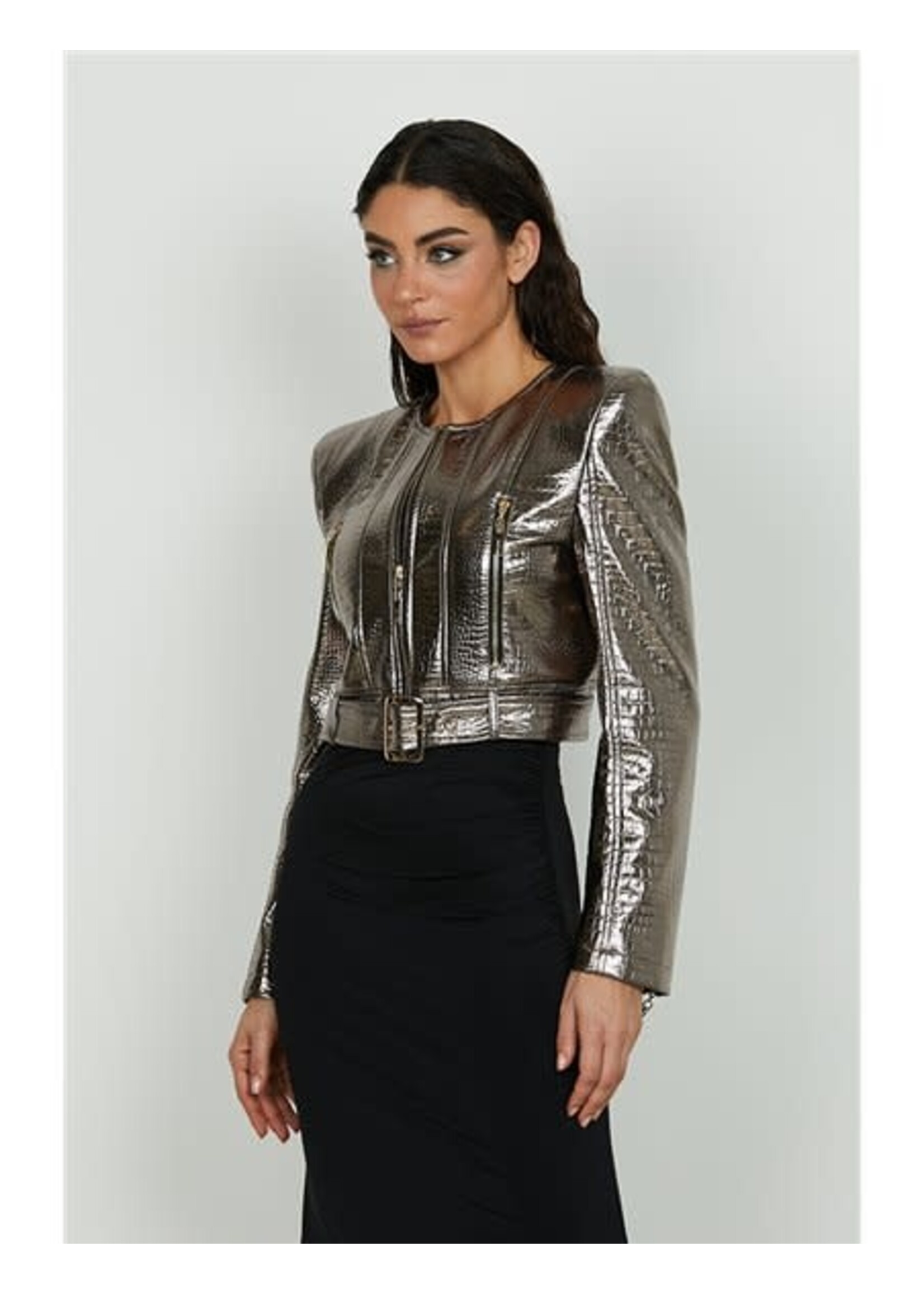 RDA2505299005 Fake Leather Jacket