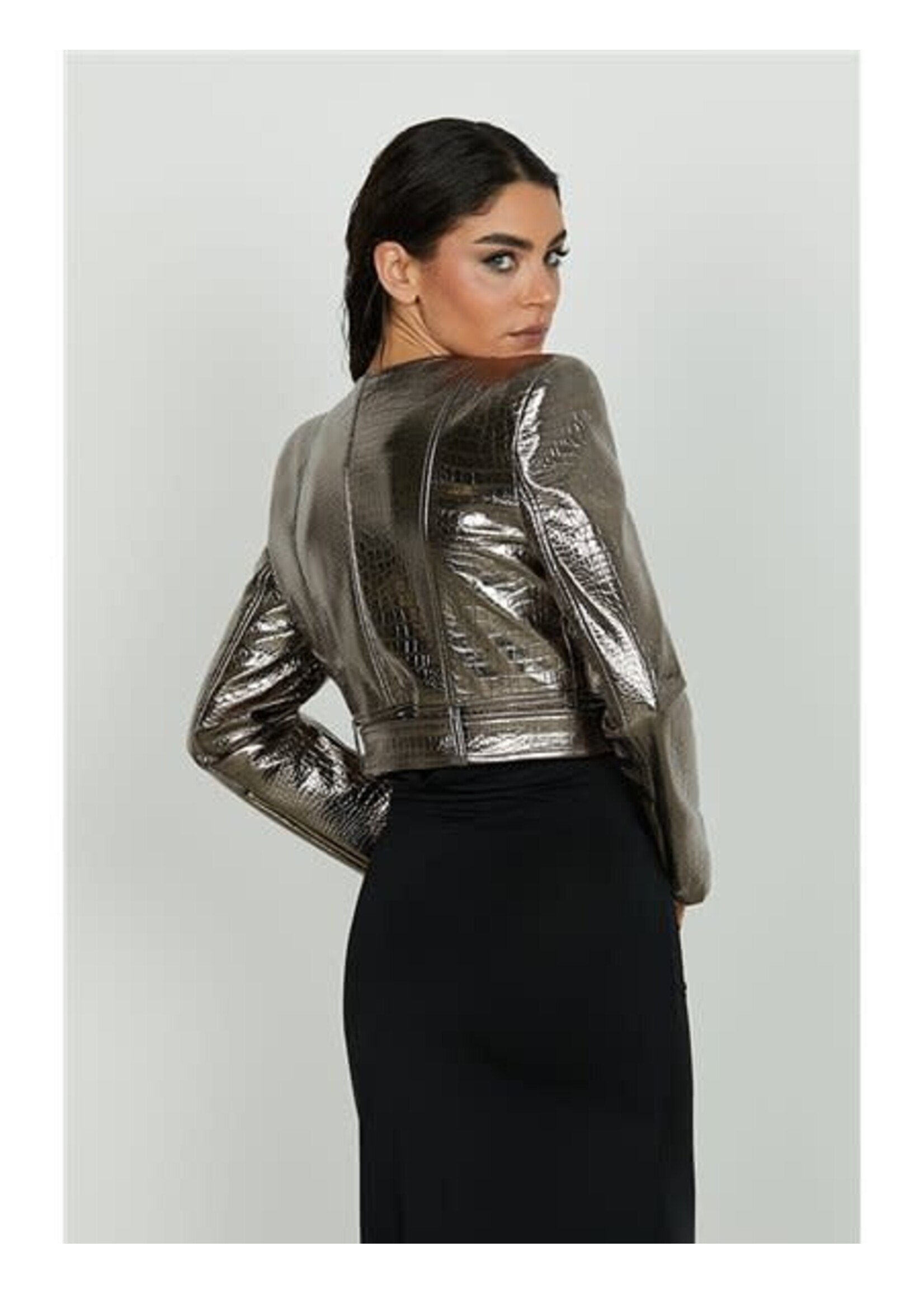 RDA2505299005 Fake Leather Jacket