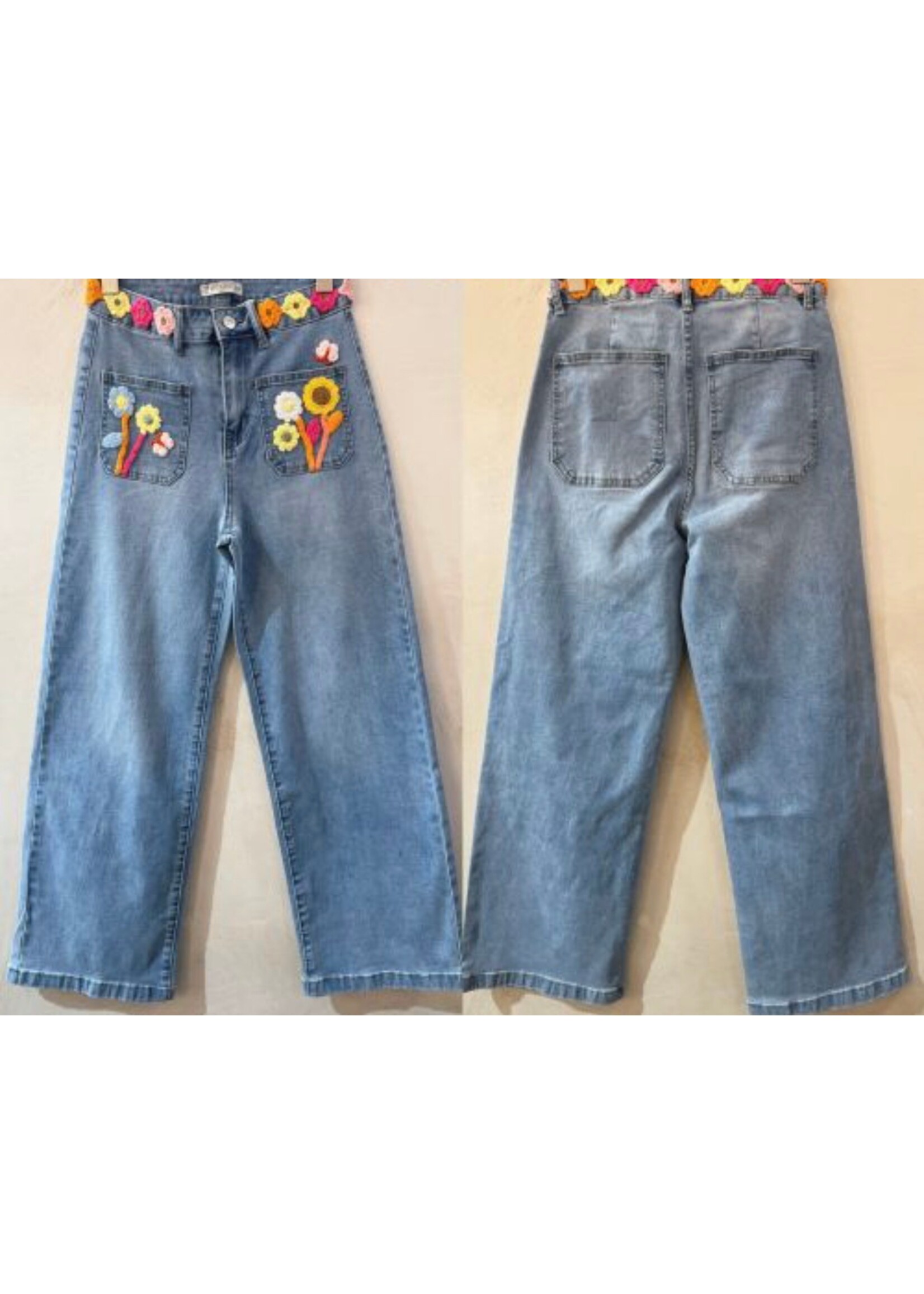 Jeans Flower power