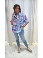 Blouse stripe Snoopy