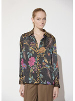 leo flower blouse