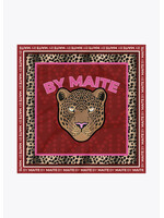 TIGER FACE SCARF BY MAITE 90X90CM