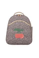 Jeune Premier Backpack Ralphie Leopard Cherry